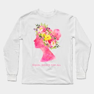 EQUAL RIGHTS FOR ALL - 8 MARCH WOMENS DAY Long Sleeve T-Shirt